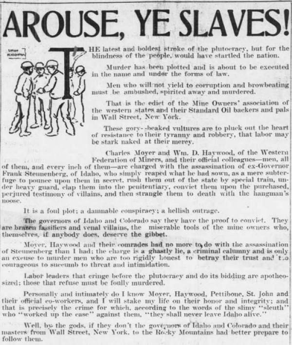 Debs, Arouse Ye Slaves 1, AtR, Mar 10, 1906.png