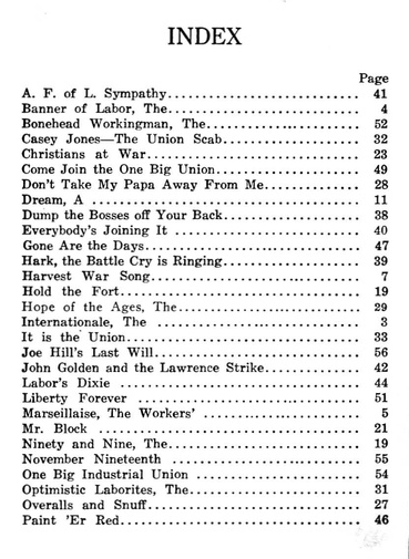 Joe Hill Memorial Edition, LRSB, Index A-P, March 1916.png
