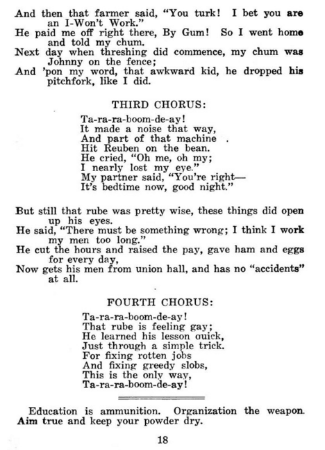 Joe Hill Memorial Edition, LRSB, Ta Ra Ra Boom De Ay 2, March 1916.png